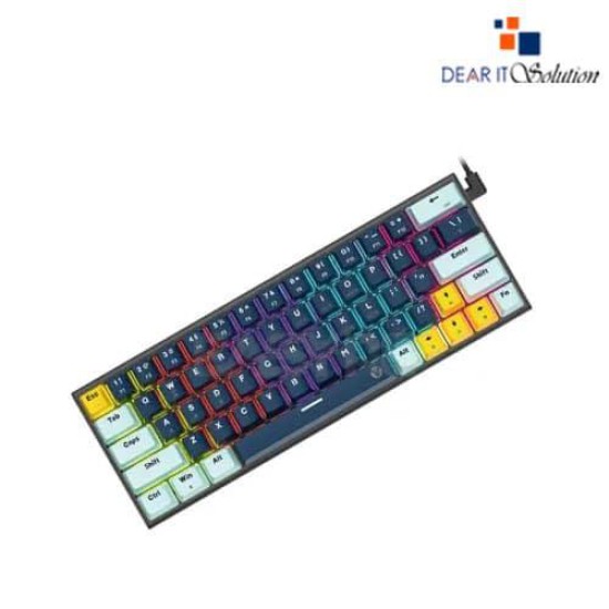 Fantech ATOM63 MK874V2 Blue Switch RGB Gaming Mechanical Keyboard