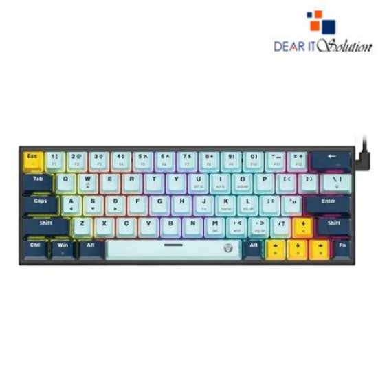 Fantech ATOM63 MK874V2 Blue Switch RGB Gaming Mechanical Keyboard