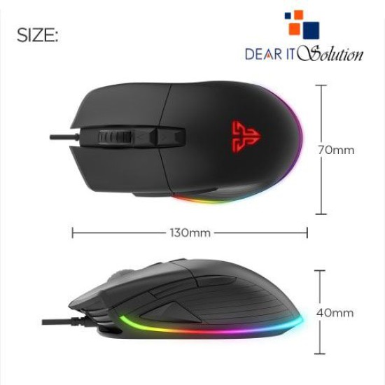 FANTECH UX1 Hero Ultimate Macro RGB Gaming Mouse