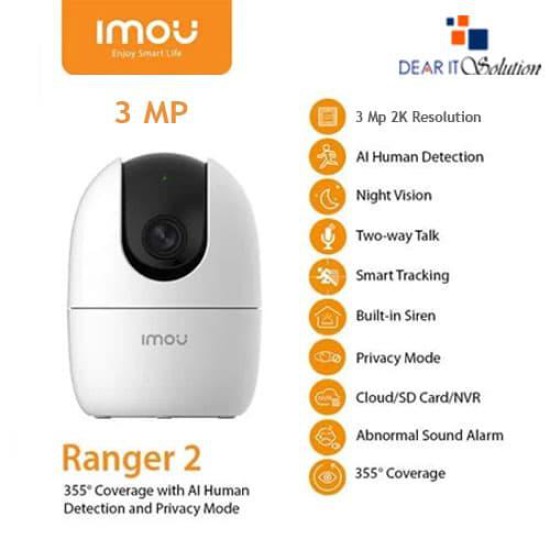 Imou Ranger 2 3 MP Wi-Fi Camera With Card 64GB