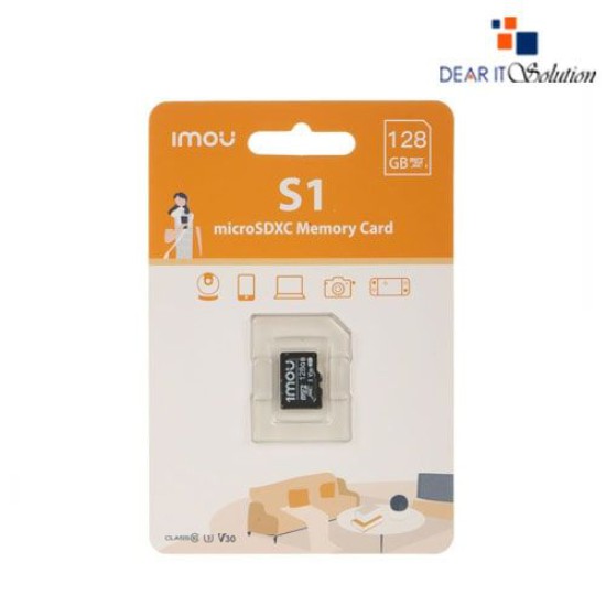 Imou Memory Card 128GB High Speed Class 10 Micro SD - microSDXC Card