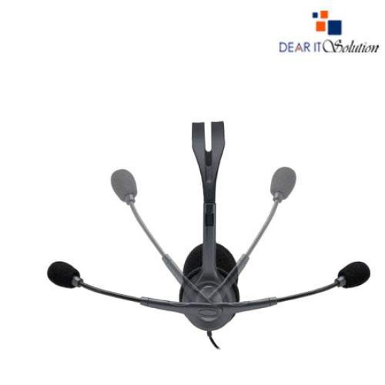 Logitech H110 Stereo Headset – Stereo Sound, Comfortable Fit