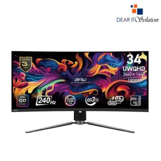 MSI MPG 341CQPX QD-OLED 34" UWQHD 240Hz Curved Gaming Monitor