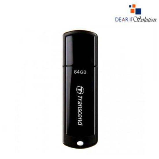 Transcend JetFlash 700 64GB USB 3.1 Black Pen Drive