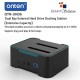 Onten OTN-UHD6 Dual Bay External Hard Drive Docking Station for 2.5/3.5 inch HDD/SSD